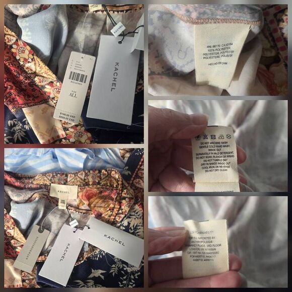 Kachel SOLD OUT Patchwork Printed Longline Kimono Sz. O/S - Picture 7 of 10